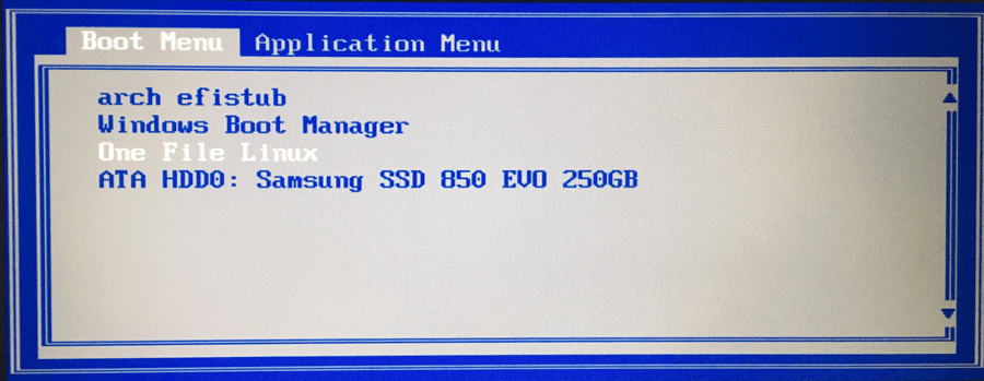 ThinkPad X220 boot menu
